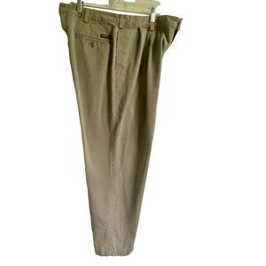 Eddie Bauer Men's Relaxed Fit Gray Cotton Pants Size 38 x 29